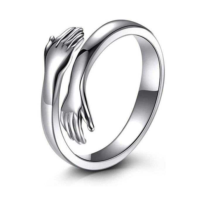 Adjustable Love Hug Couple Fashion Ring