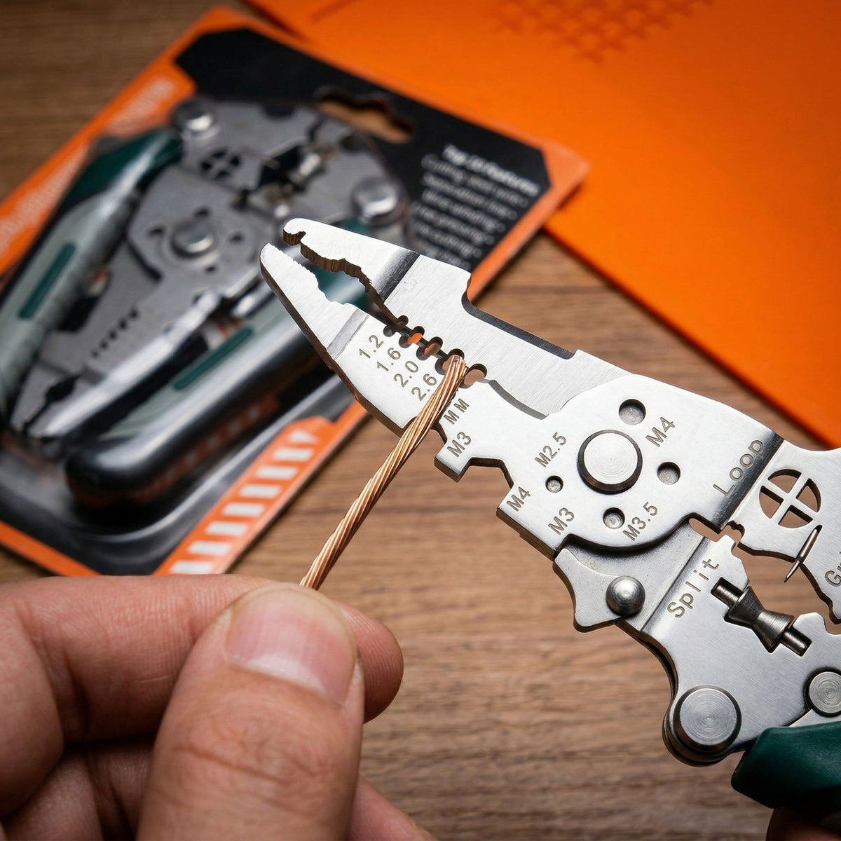 Multifunctional Foldable Wire Stripping Pliers